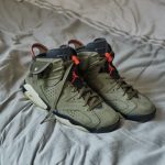 Pandabuy Air Jordan 6 Travis Scott Medium Olive