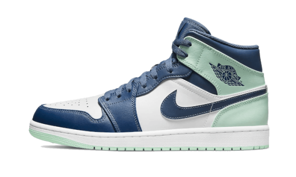 Pandabuy Air Jordan 1 Mid Mystic Navy Mint Foam