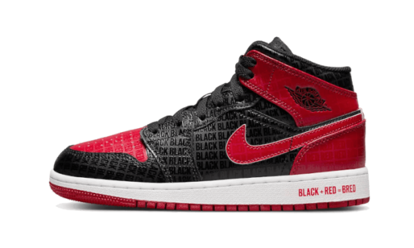 Pandabuy Air Jordan 1 Mid Bred Text