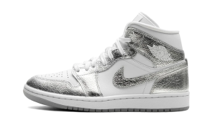 Pandabuy Air Jordan 1 Mid Crinkled Chrome