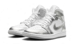 Pandabuy Air Jordan 1 Mid Crinkled Chrome