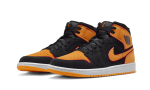 Pandabuy Air Jordan 1 Mid Fat Tongue Black Orange