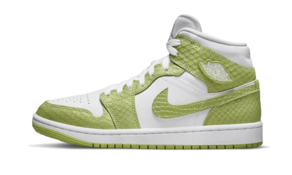 Pandabuy Air Jordan 1 Mid Green Python