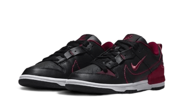 Pandabuy Dunk Low Disrupt 2 Black Dark Beetroot