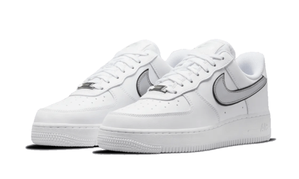 Pandabuy Air Force 1 Low Essential White Metallic Silver