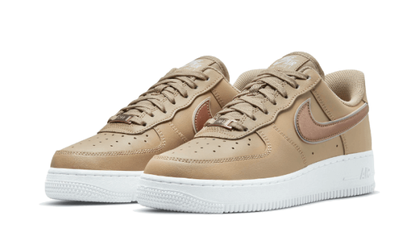 Pandabuy Air Force 1 Low '07 Hemp Metallic Rose Gold