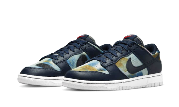 Pandabuy Dunk Low Graffiti Navy