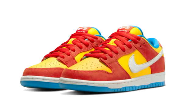 Pandabuy Sb Dunk Low Pro Habanero Red (Bart Simpson)