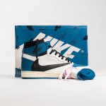 Pandabuy Air Jordan 1 Retro High OG SP Travis Scott Fragment Military Blue