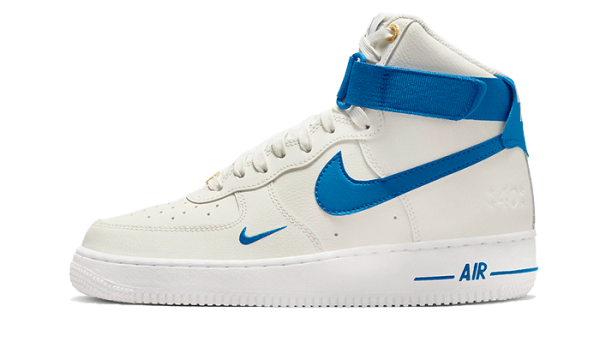 Pandabuy Air Force 1 High 40Th Anniversary White Blue