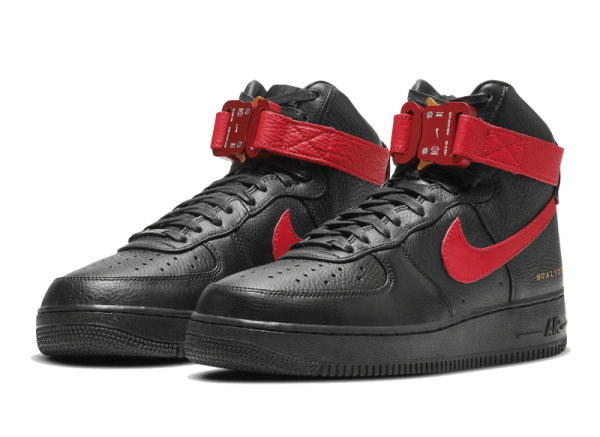 Pandabuy Air Force 1 High Alyx Black University Red