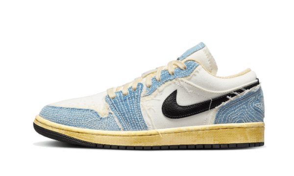 Pandabuy Air Jordan 1 Low Se Wrmk Sashiko Denim