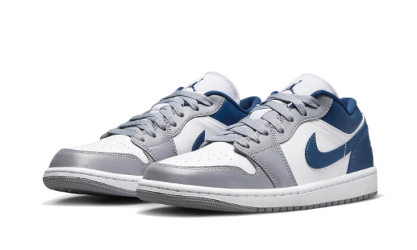 Pandabuy Air Jordan 1 Low White Grey Blue