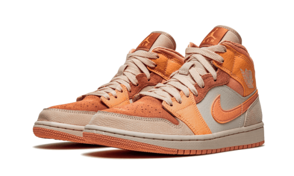 Pandabuy Air Jordan 1 Mid Apricot Orange