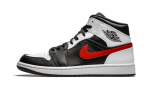 Pandabuy Air Jordan 1 Mid Black Chile Red White