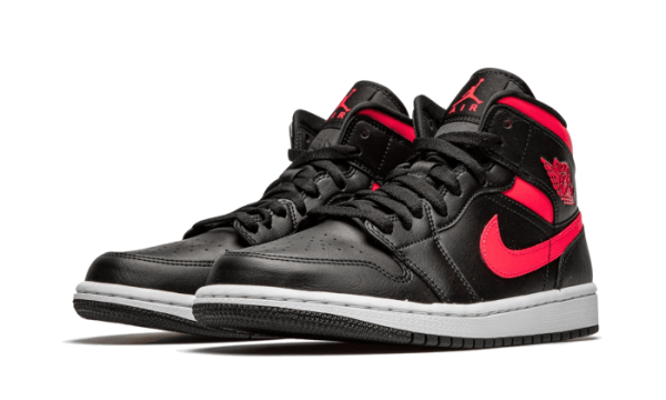 Pandabuy Air Jordan 1 Mid Black Siren Red