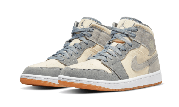 Pandabuy Air Jordan 1 Mid Coconut Milk Particle Grey