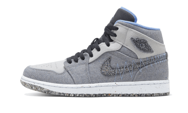 Pandabuy Air Jordan 1 Mid Crater Grey University Blue