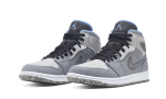 Pandabuy Air Jordan 1 Mid Crater Grey University Blue