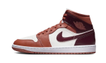 Pandabuy Air Jordan 1 Mid Dusty Peach Night Maroon