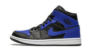 Pandabuy Air Jordan 1 Mid Hyper Royal Tumbled Leather