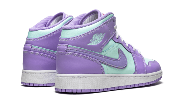 Pandabuy Air Jordan 1 Mid Purple Aqua