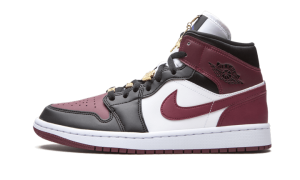 Pandabuy Air Jordan 1 Mid SE Black Dark Beetroot