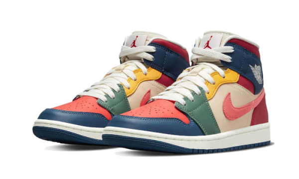 Pandabuy Air Jordan 1 Mid Se Multi-Color