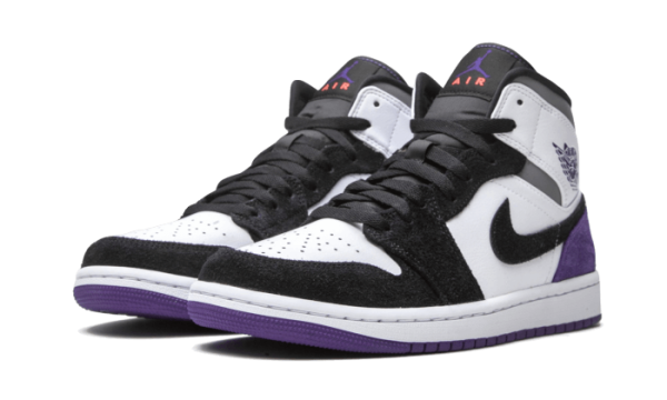 Pandabuy Air Jordan 1 Mid Se Varsity Purple