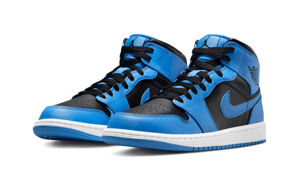 Pandabuy Air Jordan 1 Mid University Blue Black