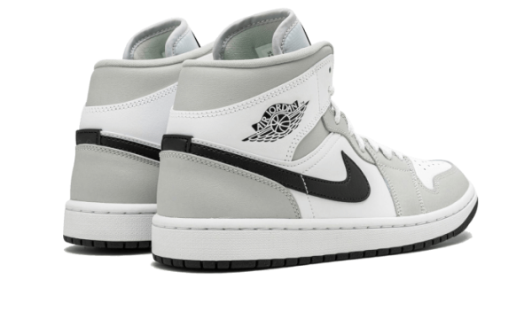 Pandabuy Air Jordan 1 Mid White Light Smoke Grey