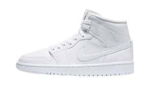 Pandabuy Air Jordan 1 Mid White Snakeskin