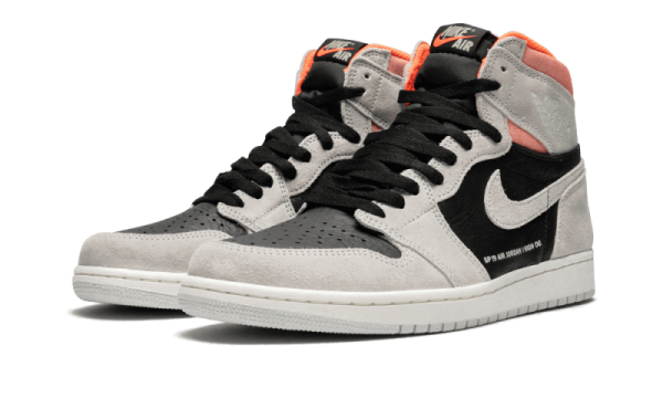 Pandabuy Air Jordan 1 Retro High Neutral Grey Hyper Crimson