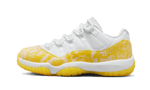 Pandabuy Air Jordan 11 Retro Low Yellow Snakeskin