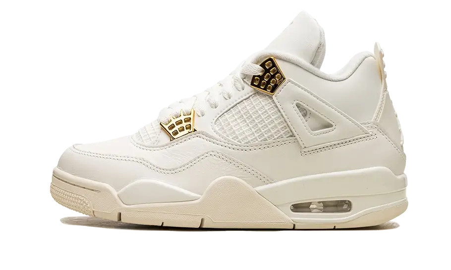 Pandabuy Air Jordan 4 Sail Metallic Gold