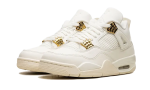 Pandabuy Air Jordan 4 Sail Metallic Gold