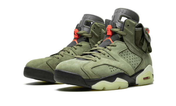 Pandabuy Air Jordan 6 Travis Scott Medium Olive