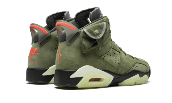 Pandabuy Air Jordan 6 Travis Scott Medium Olive