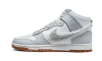 Pandabuy Dunk High Retro Chenille Swoosh White Grey