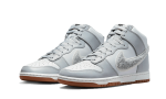 Pandabuy Dunk High Retro Chenille Swoosh White Grey