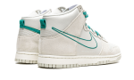 Pandabuy Dunk High First Use Light Bone Green Noise