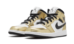 Pandabuy Air Jordan 1 Mid White Metallic Gold