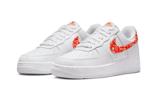 Pandabuy Air Force 1 Low '07 Essential Orange Paisley