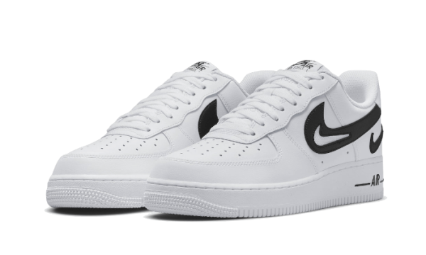 Pandabuy Air Force 1 Low '07 Fm Cut Out Swoosh White Black