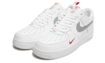 Pandabuy Air Force 1 Low White Red Mini Swoosh