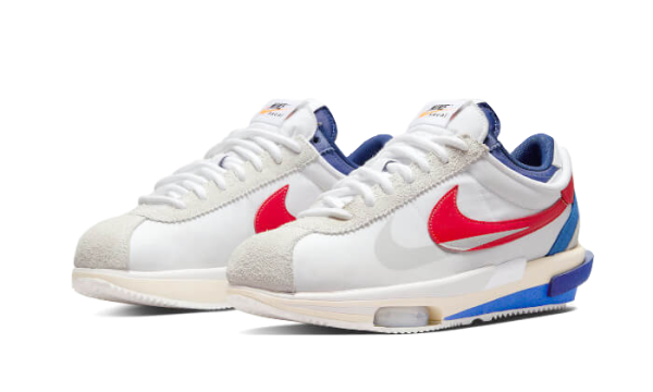 Pandabuy Cortez 4.0 Sacai White University Red Blue