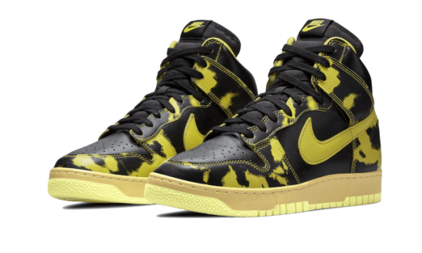 Pandabuy Dunk High 1985 Acid Wash Yellow