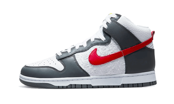 Pandabuy Dunk High Embossed Basketball Grey Red