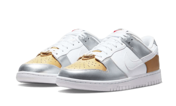 Pandabuy Dunk Low Gold Silver