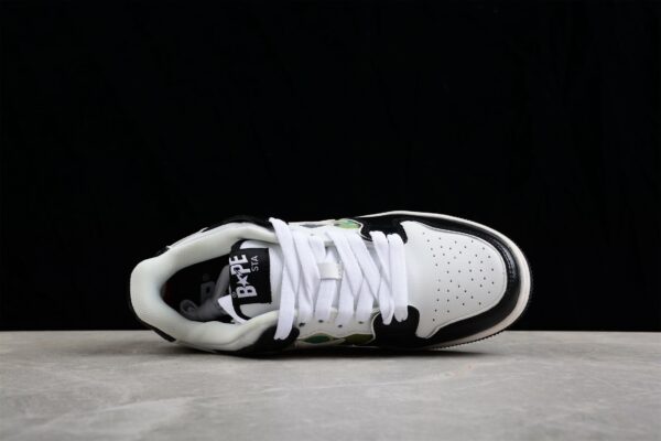 Bape Sta Low-Top Sneakers In Black, White, And Camo